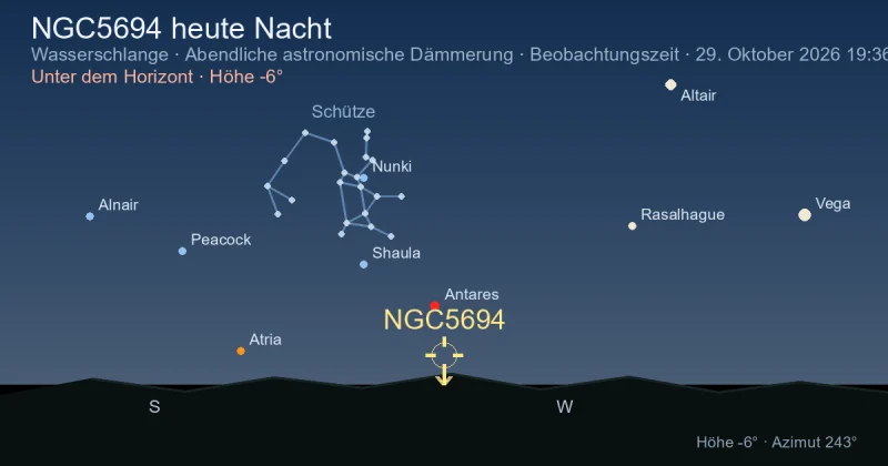 NGC5694 heute Nacht
