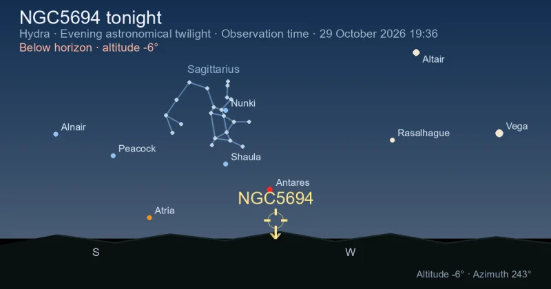 NGC5694 tonight