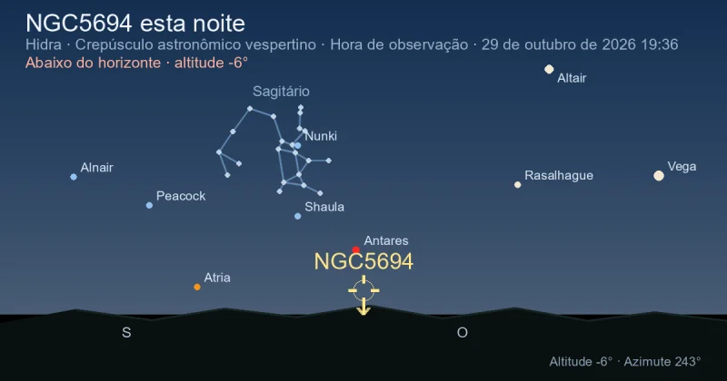 NGC5694 esta noite