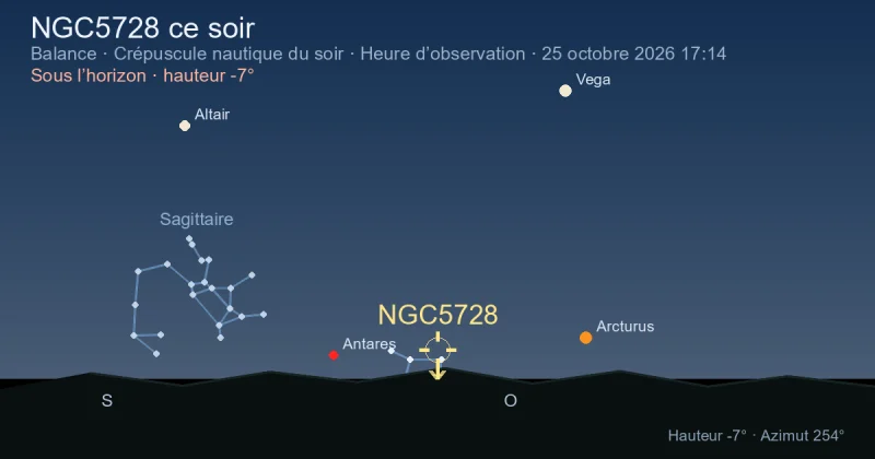 NGC5728 ce soir