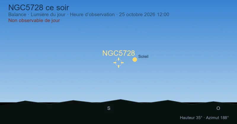 NGC5728 ce soir