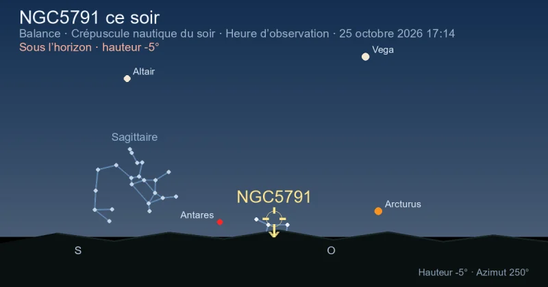 NGC5791 ce soir