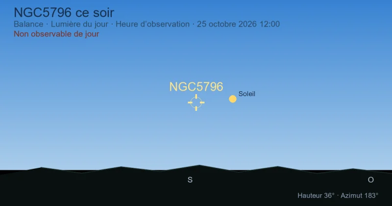 NGC5796 ce soir