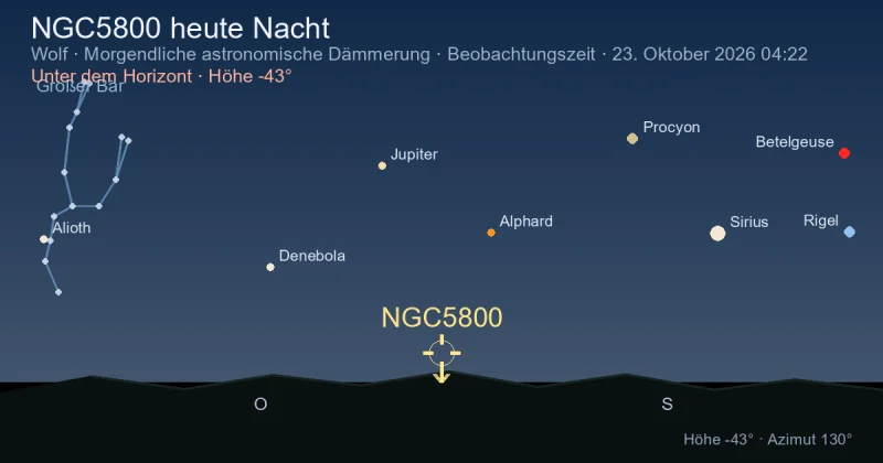 NGC5800 heute Nacht