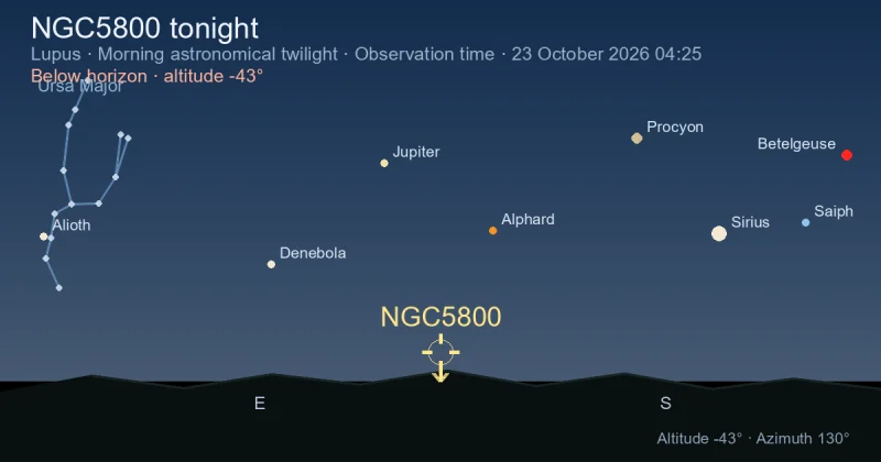 NGC5800 tonight