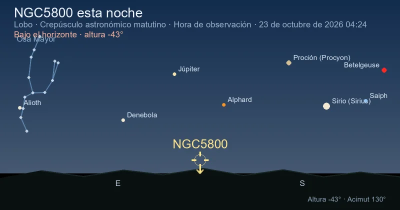 NGC5800 esta noche