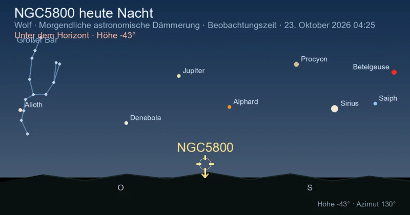 NGC5800 heute Nacht