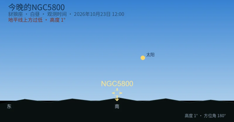今晚的NGC5800