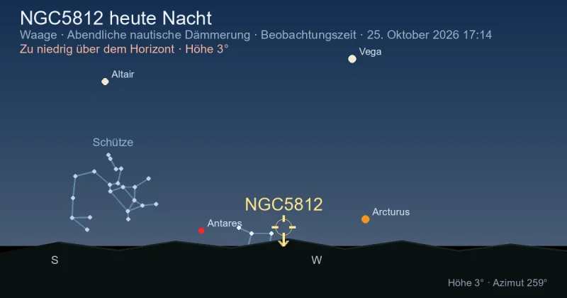 NGC5812 heute Nacht