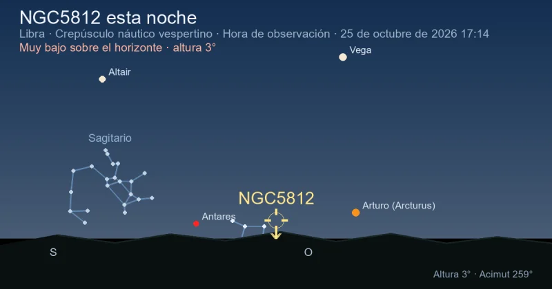 NGC5812 esta noche