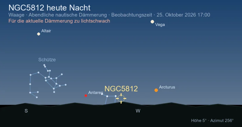 NGC5812 heute Nacht