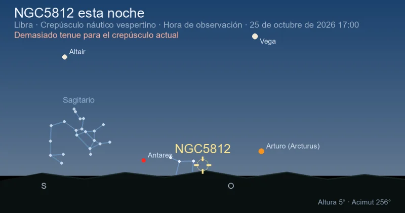 NGC5812 esta noche