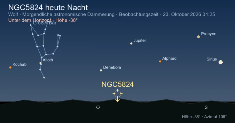 NGC5824 heute Nacht
