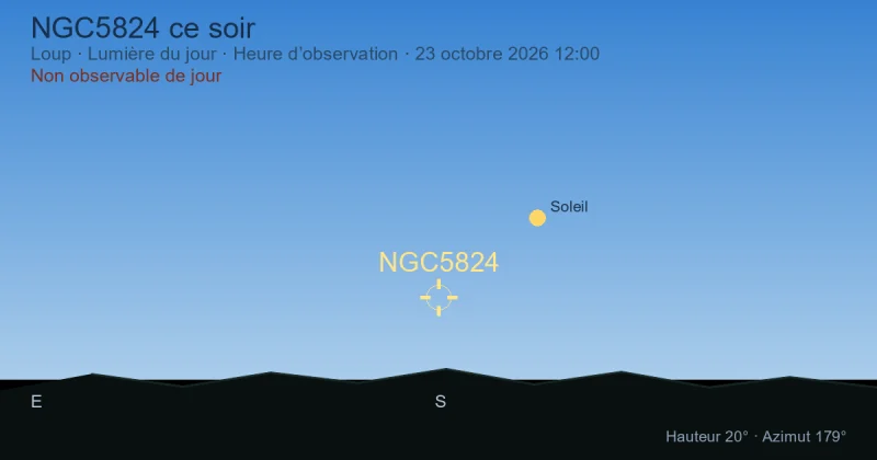 NGC5824 ce soir