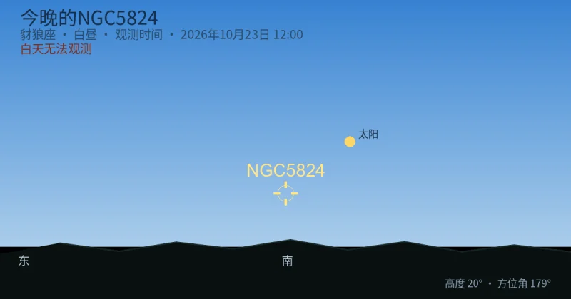 今晚的NGC5824
