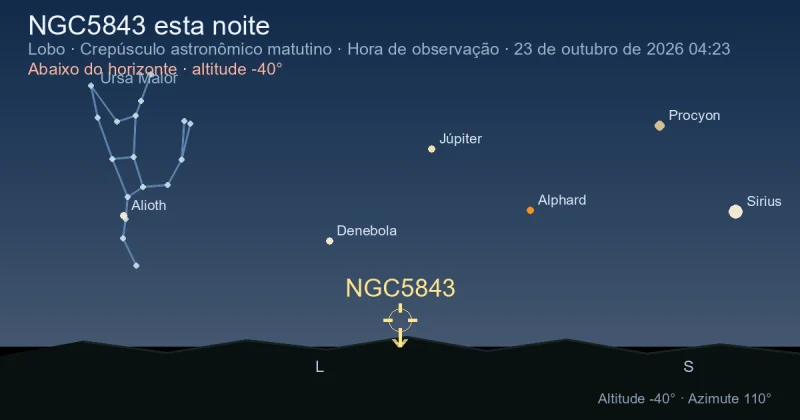 NGC5843 esta noite