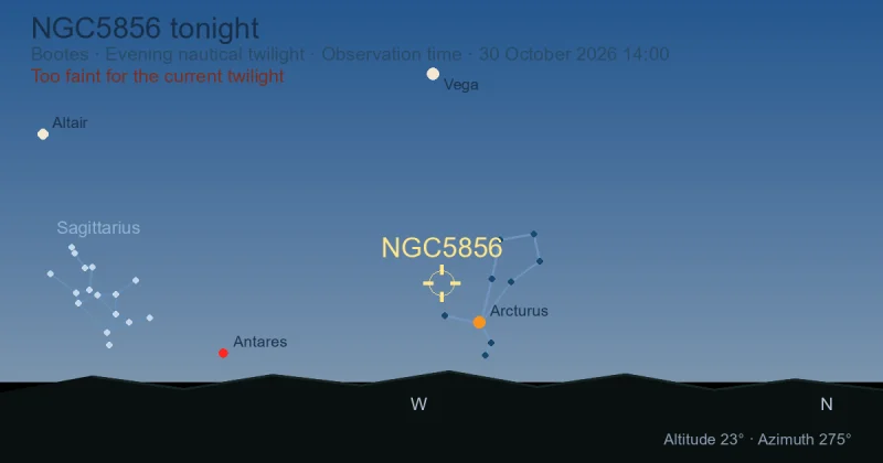 NGC5856 tonight