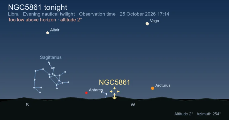 NGC5861 tonight