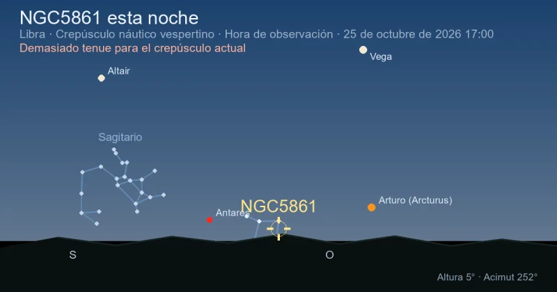 NGC5861 esta noche