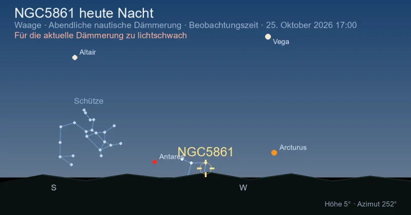 NGC5861 heute Nacht
