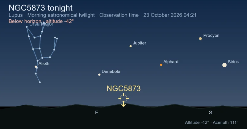NGC5873 tonight