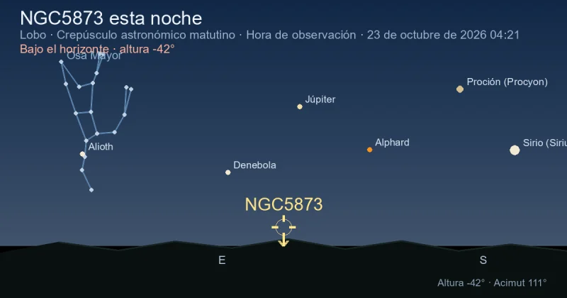 NGC5873 esta noche