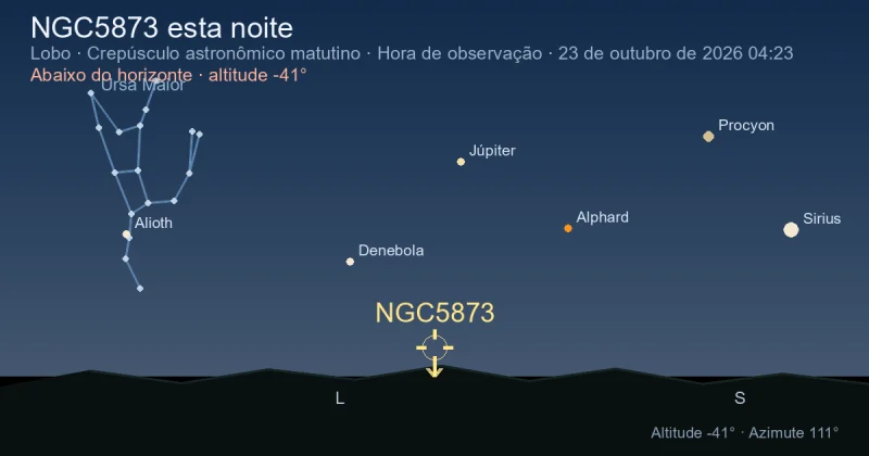 NGC5873 esta noite