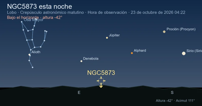 NGC5873 esta noche