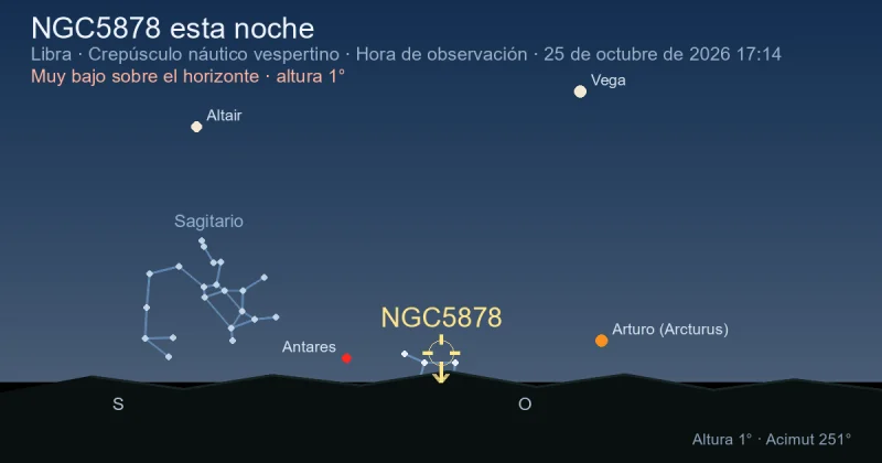 NGC5878 esta noche