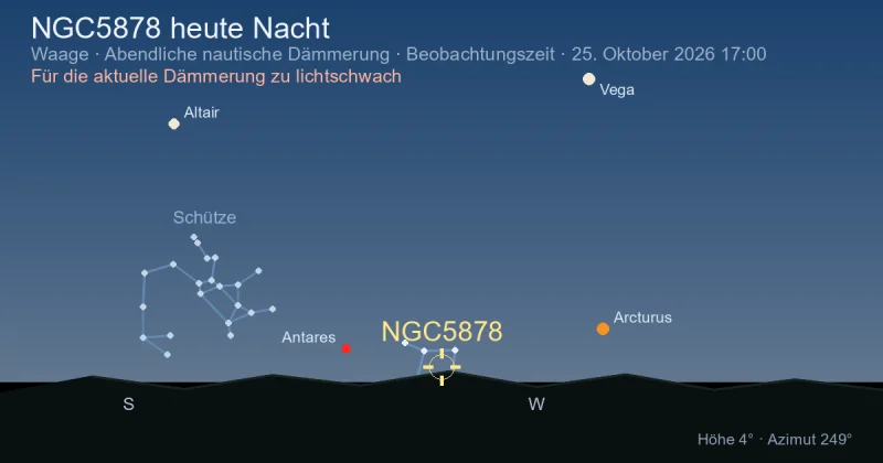 NGC5878 heute Nacht