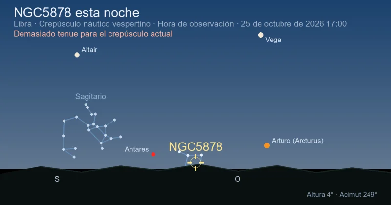 NGC5878 esta noche