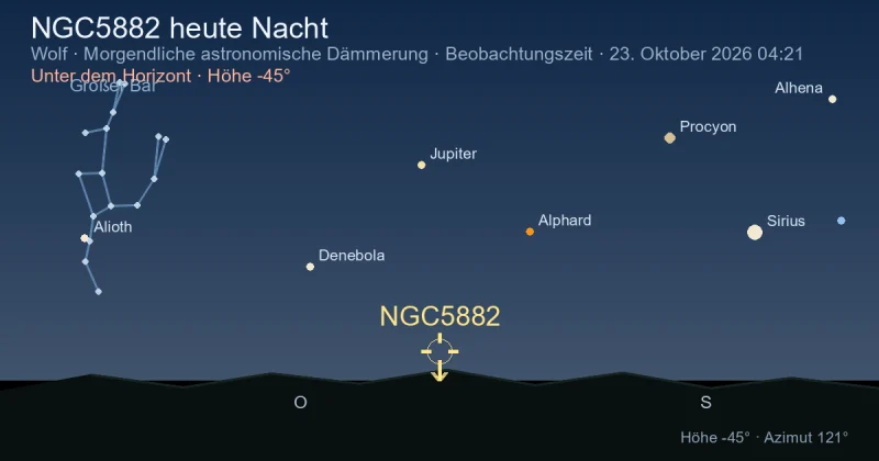 NGC5882 heute Nacht