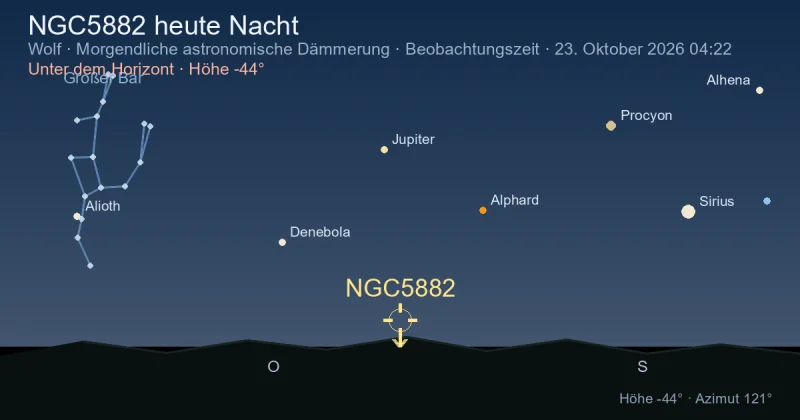 NGC5882 heute Nacht