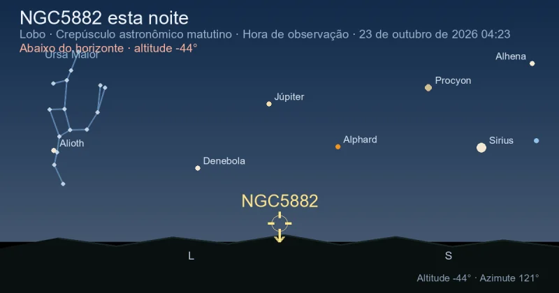 NGC5882 esta noite