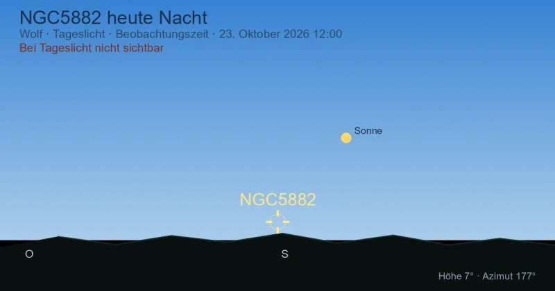 NGC5882 heute Nacht