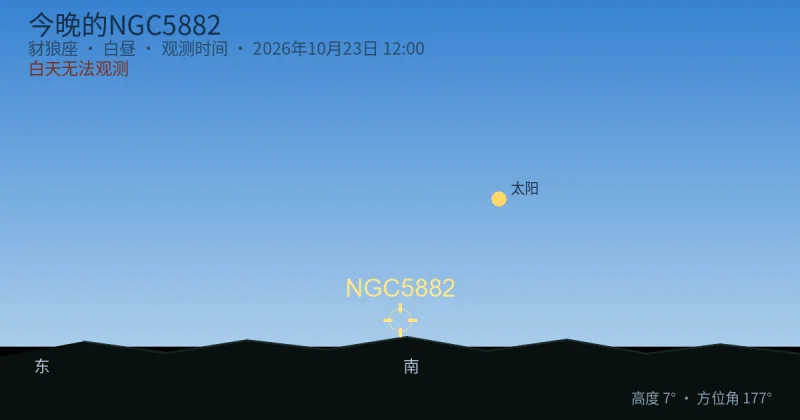今晚的NGC5882