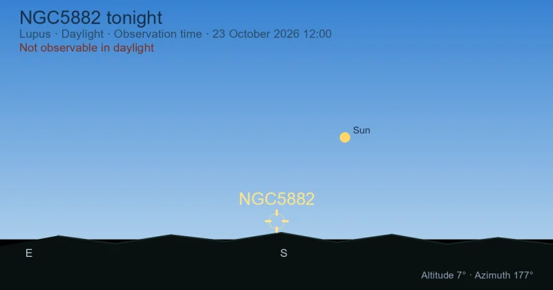 NGC5882 tonight