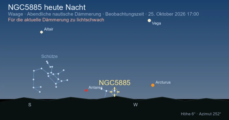 NGC5885 heute Nacht