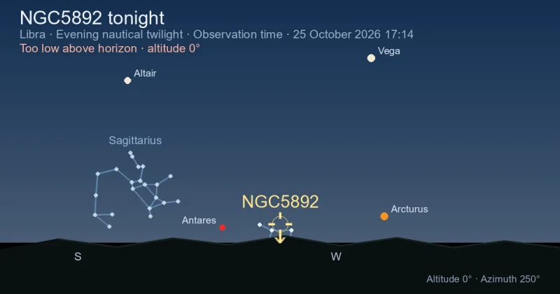 NGC5892 tonight