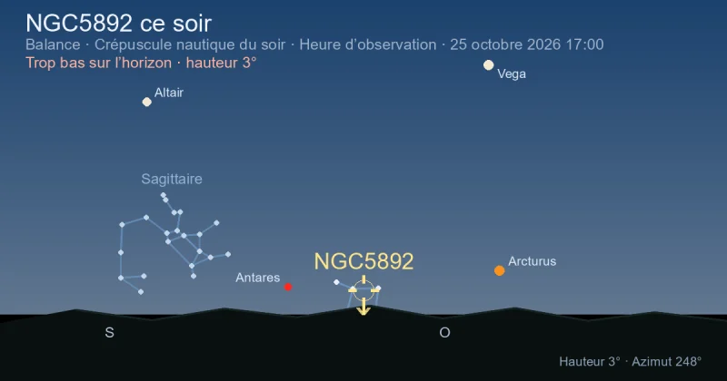 NGC5892 ce soir