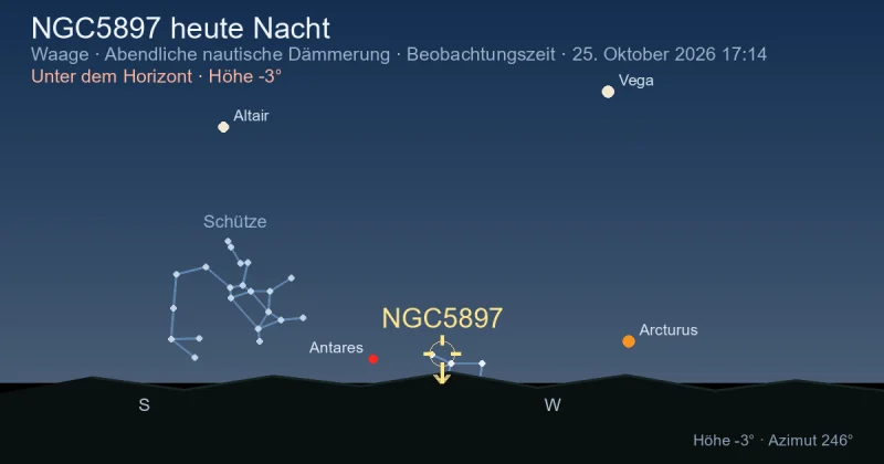 NGC5897 heute Nacht