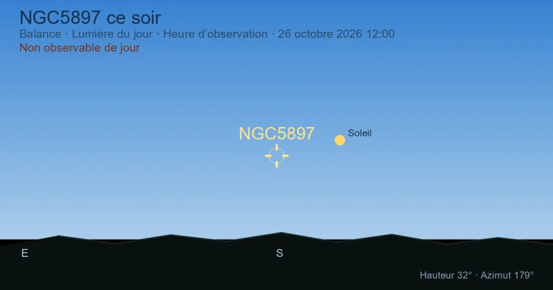 NGC5897 ce soir