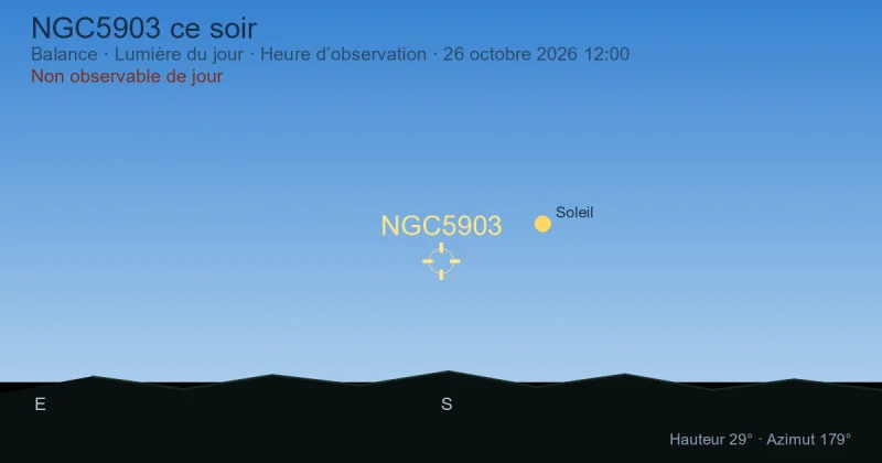 NGC5903 ce soir