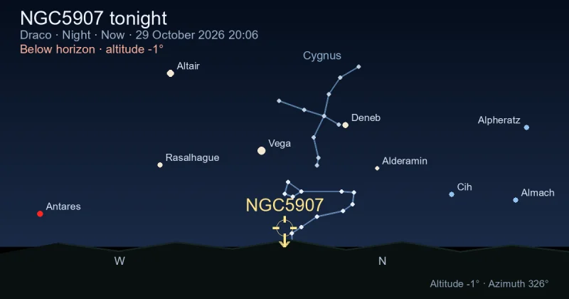 NGC5907 tonight