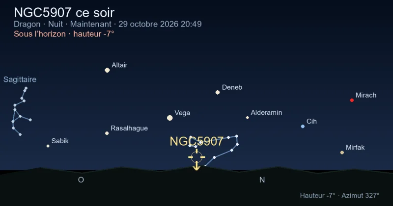 NGC5907 ce soir