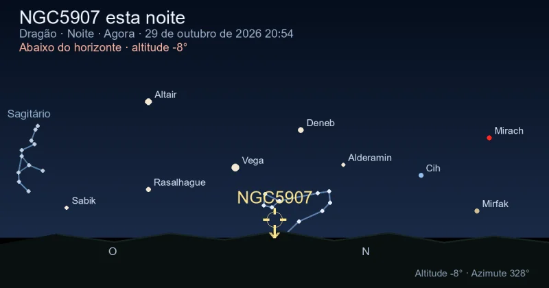 NGC5907 esta noite
