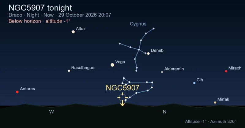 NGC5907 tonight