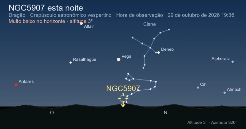NGC5907 esta noite