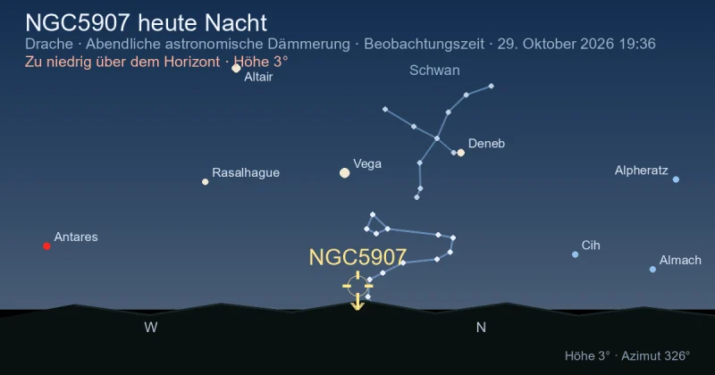 NGC5907 heute Nacht