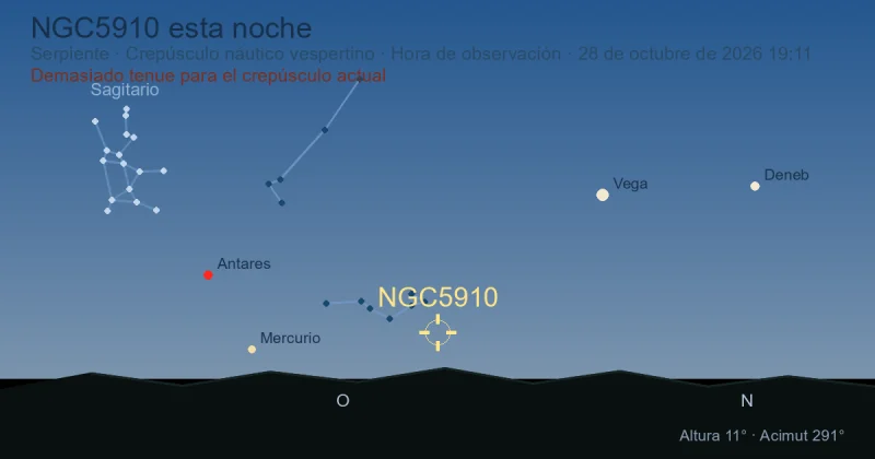 NGC5910 esta noche